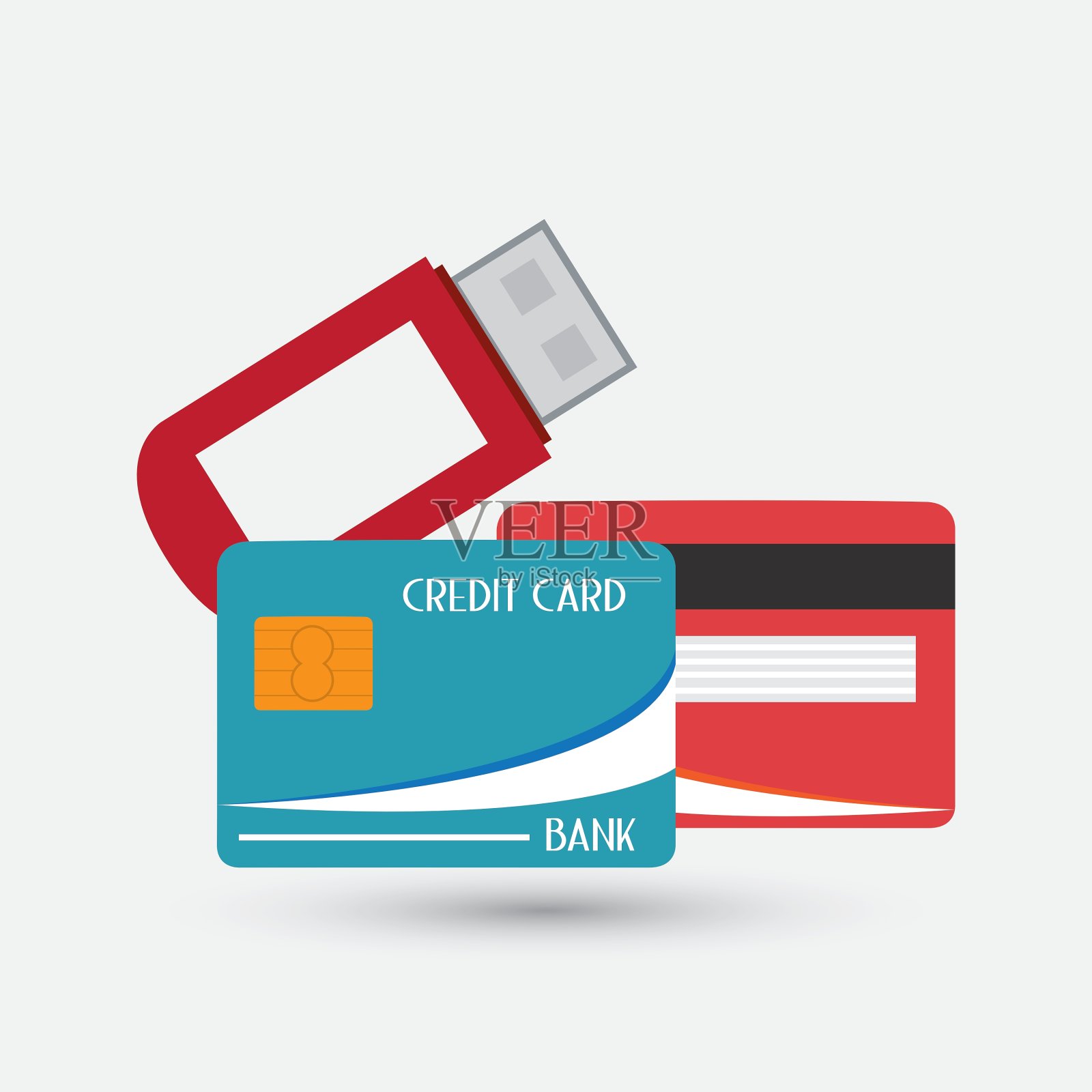 安全系统设计保护图标隔离插画图片素材