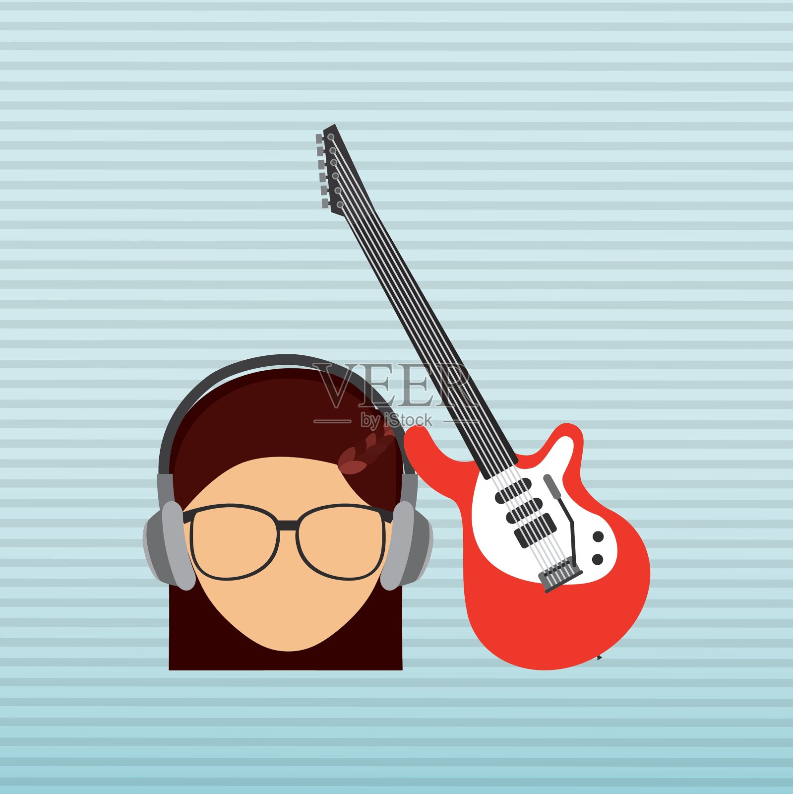 音乐作品设计插画图片素材