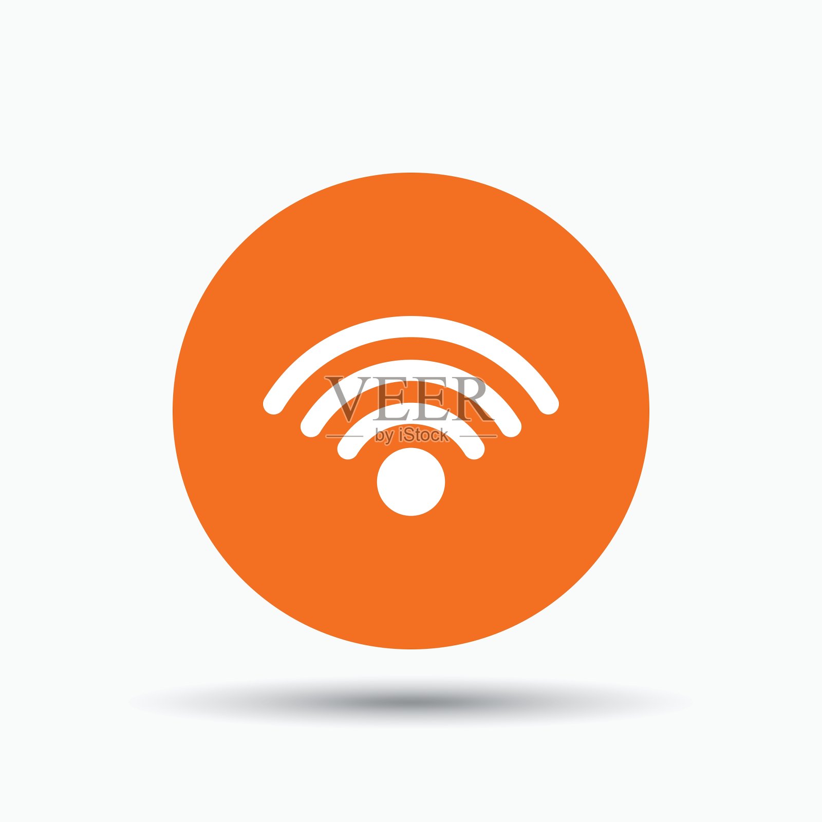 Wifi icon无线互联网标志插画图片素材