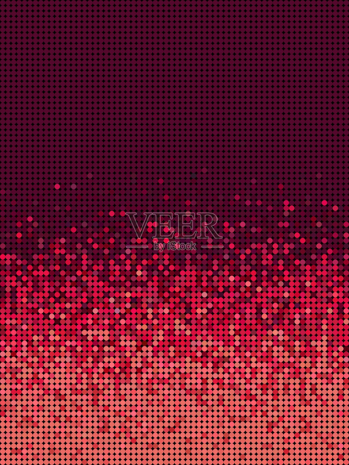 勃艮第和红色的气泡梯度图案插画图片素材