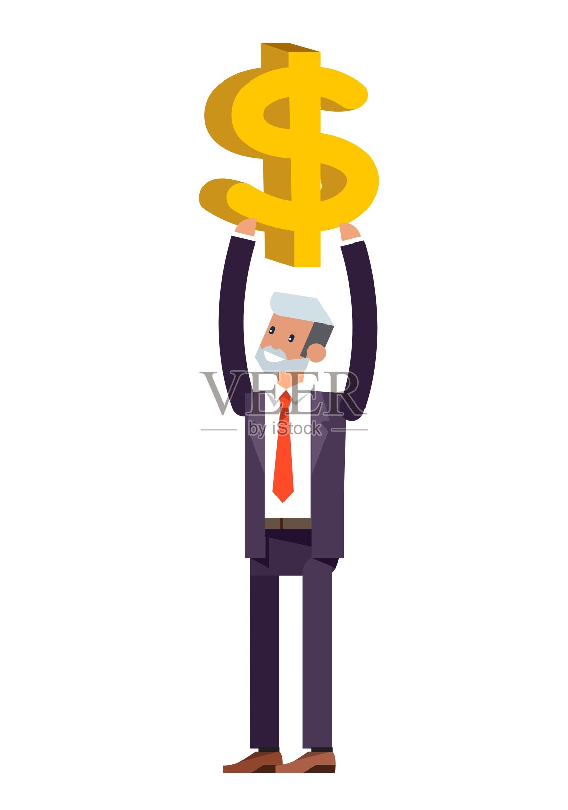 详细的角色办公室职员设计元素图片