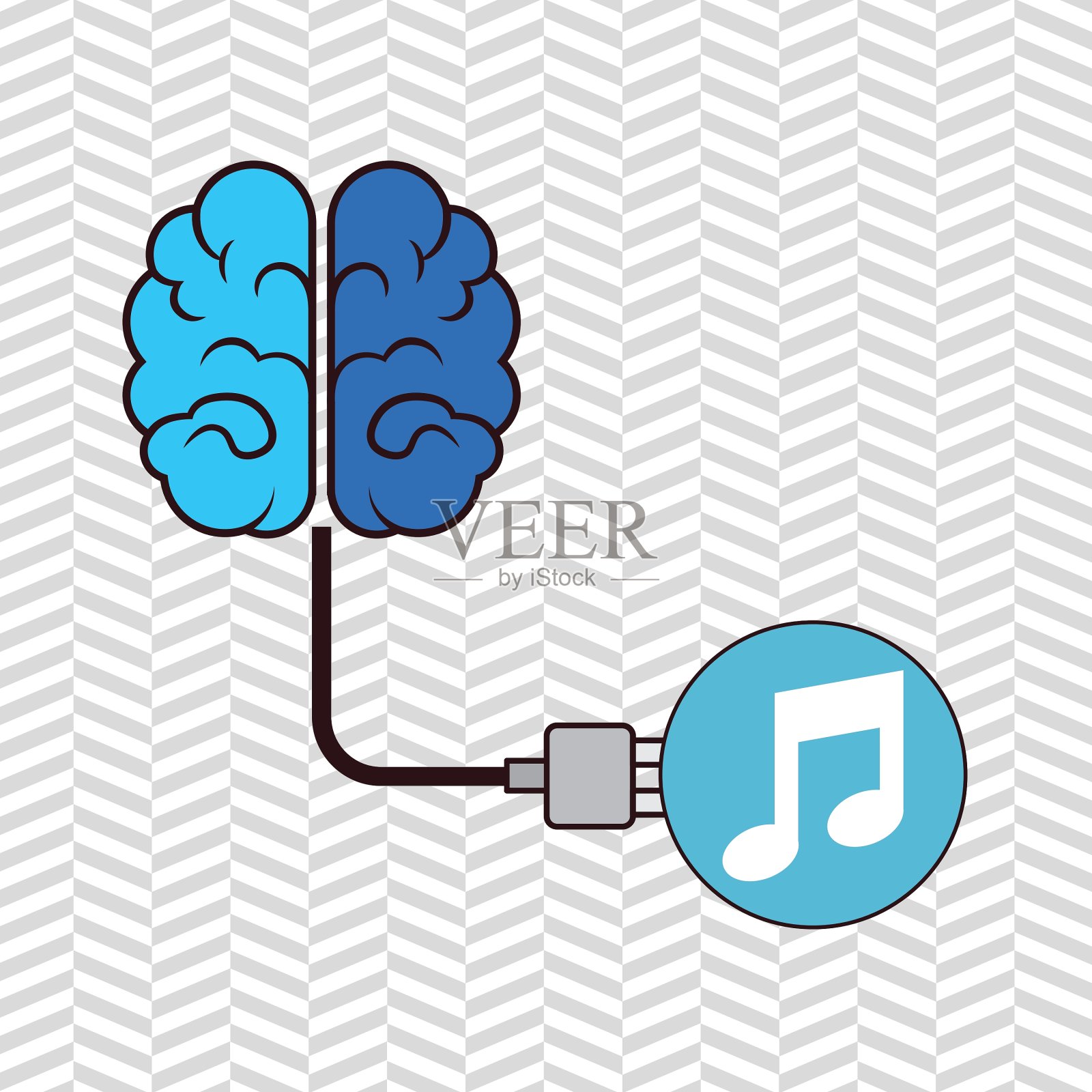 头脑风暴法设计插画图片素材