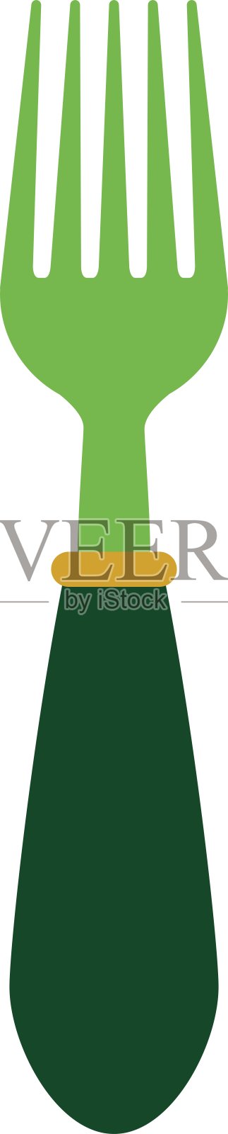 餐叉餐具餐厅菜单图标图形设计元素图片