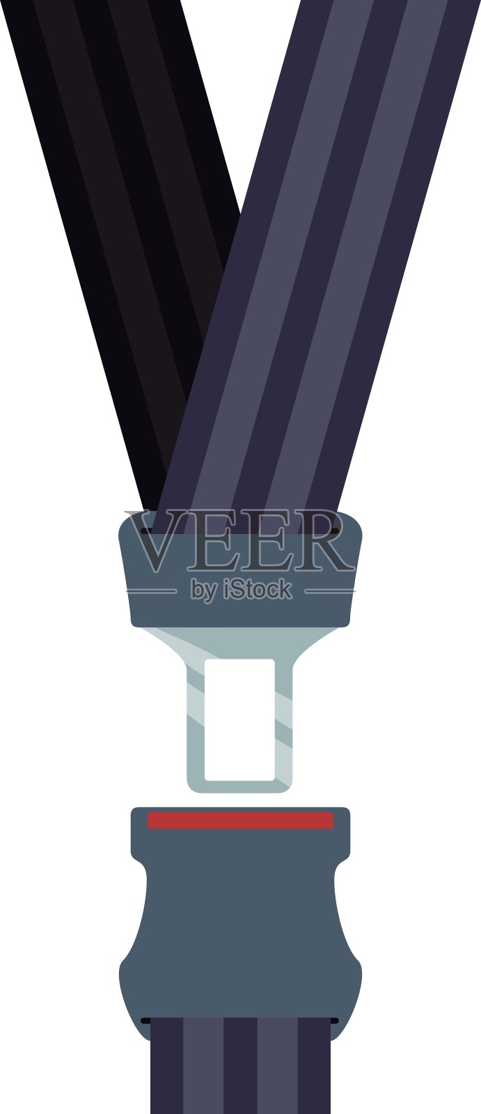 皮带汽车事故剪影车辆保险插画图片素材