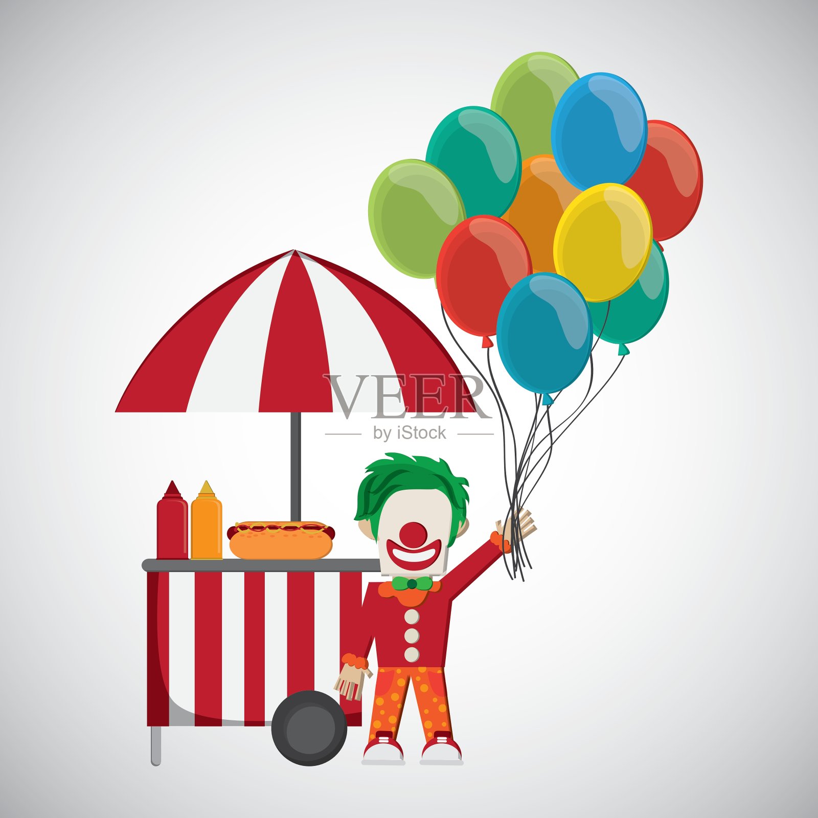 马戏团和嘉年华设计插画图片素材