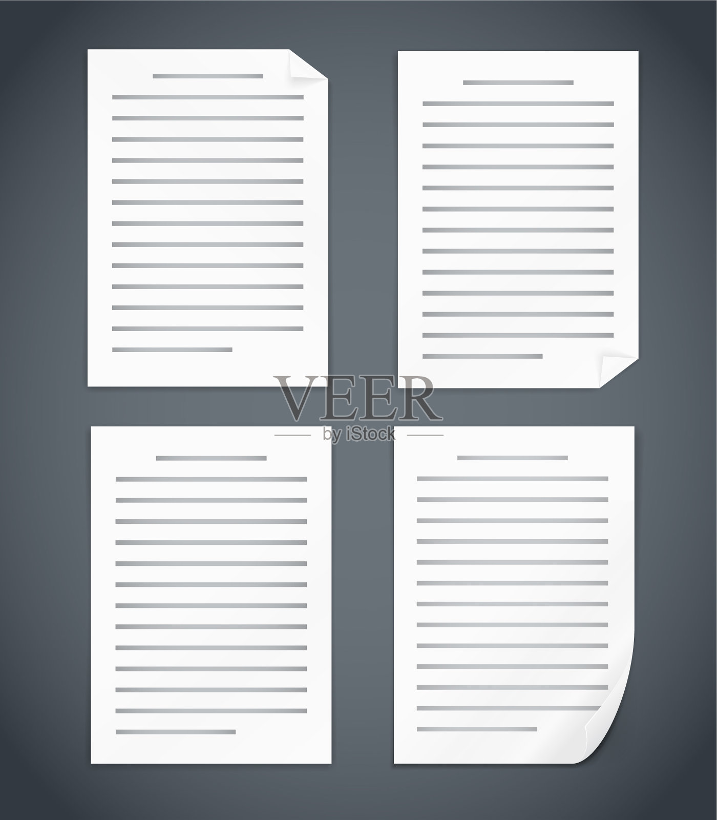 文档插画图片素材