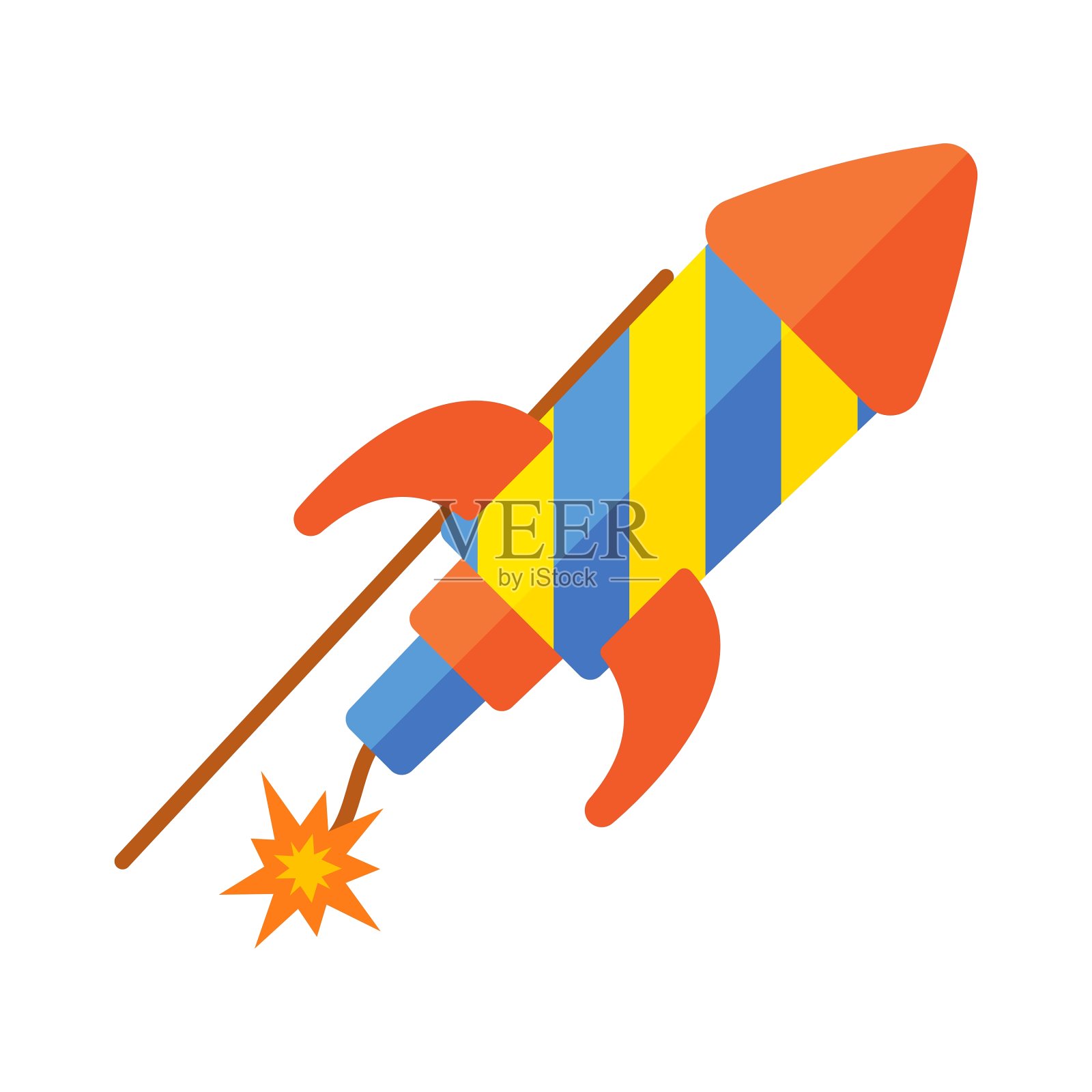 烟火和烟花设计元素图片