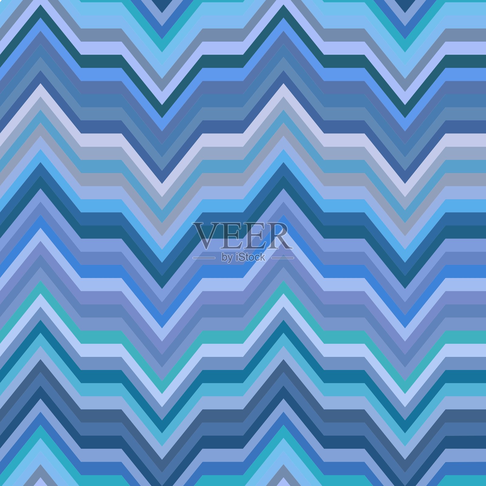 无缝蓝色抽象复古背景插画图片素材