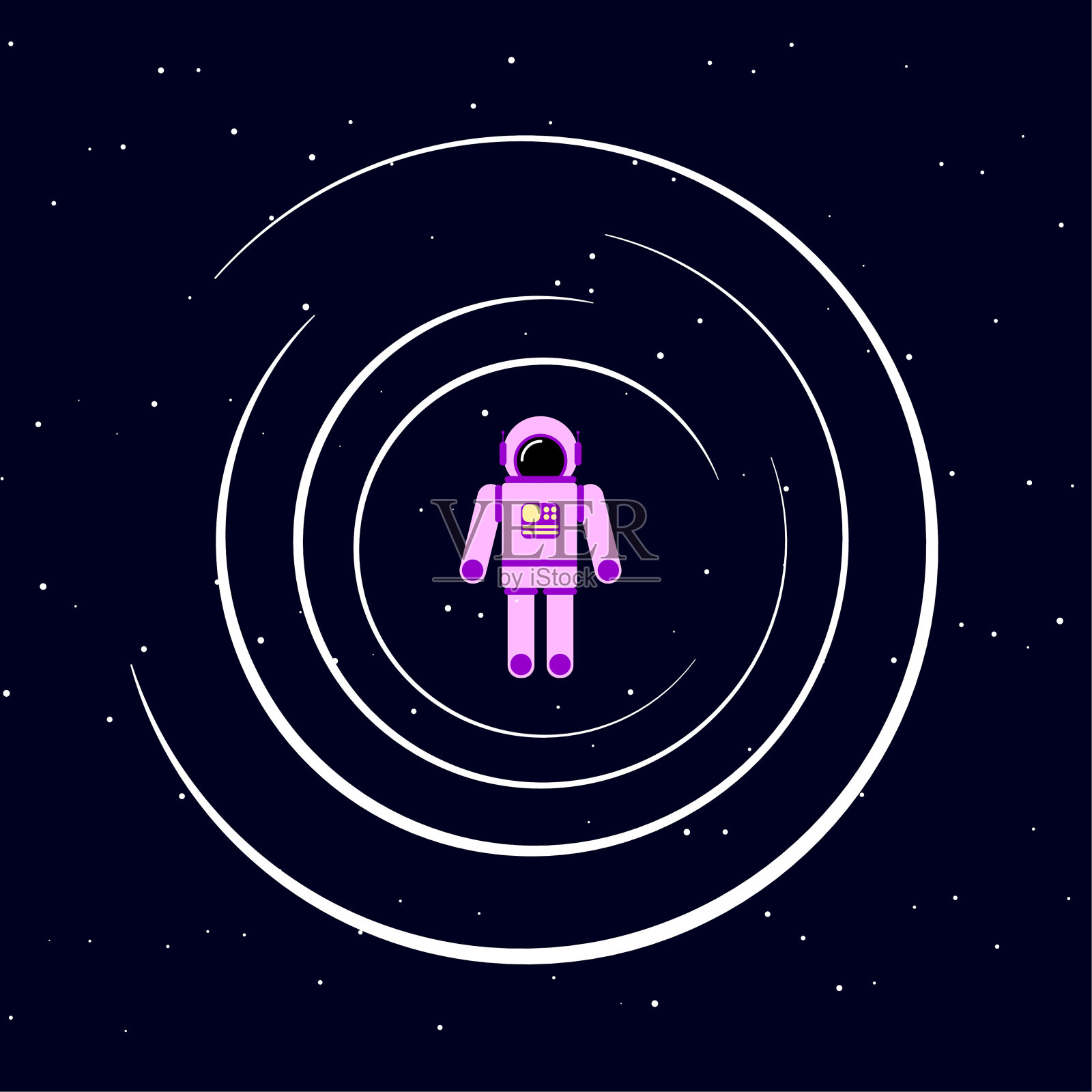 宇航员插画图片素材