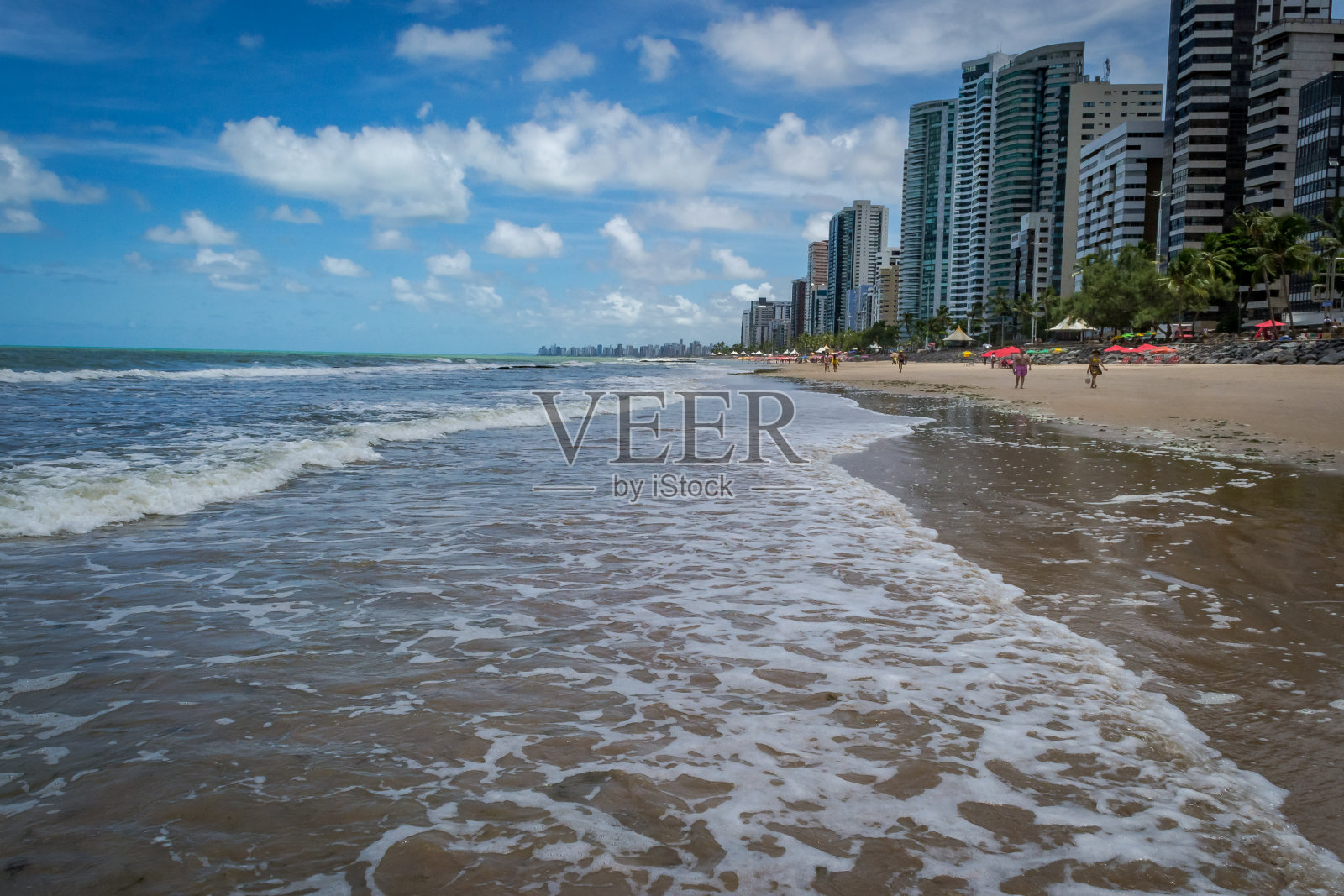 巴西城市-累西腓，伯南布哥州首府。照片摄影图片