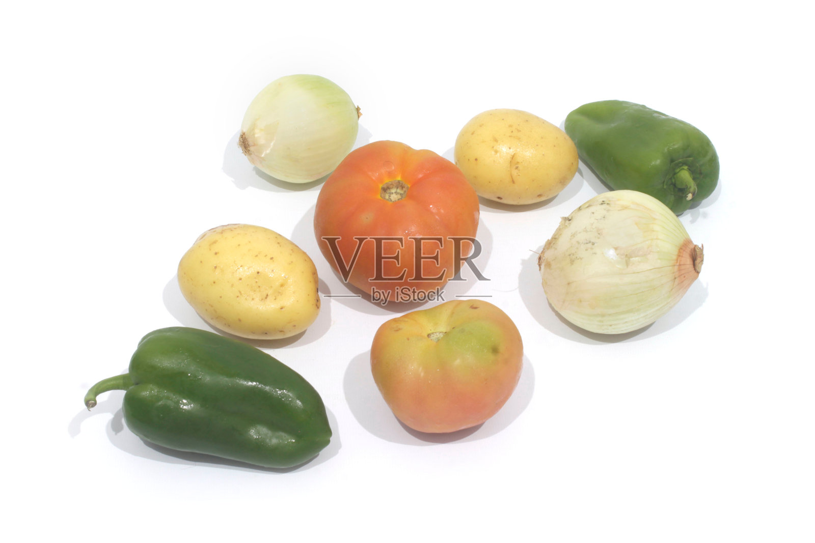 蔬菜孤立在白色照片摄影图片