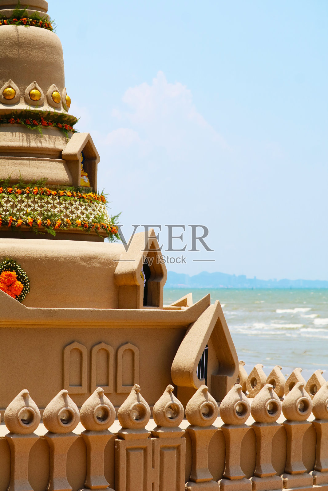 泼水节窗砂塔的细节照片摄影图片