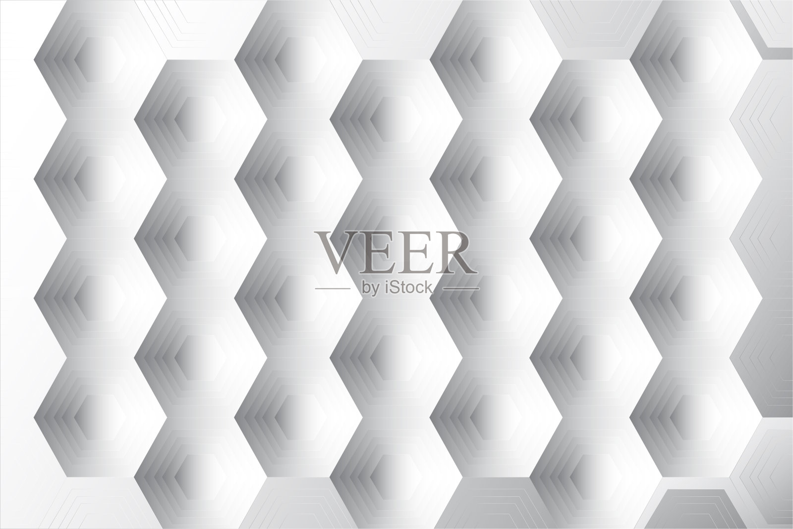 黑白六角形蜂窝图案插图插画图片素材