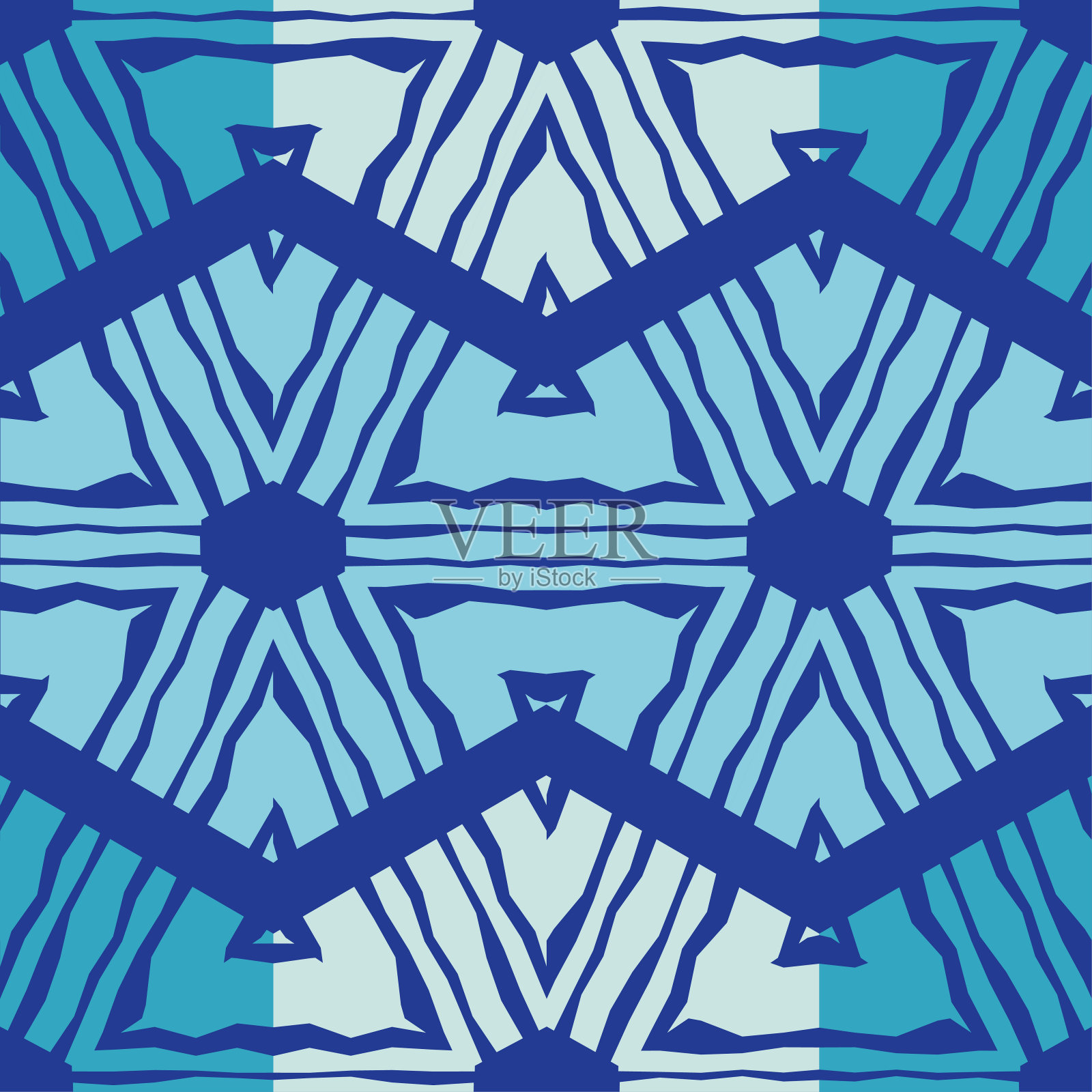 六边形。设计与手动孵育。民族那种波西米亚风格的装饰。无缝的背景。插画图片素材