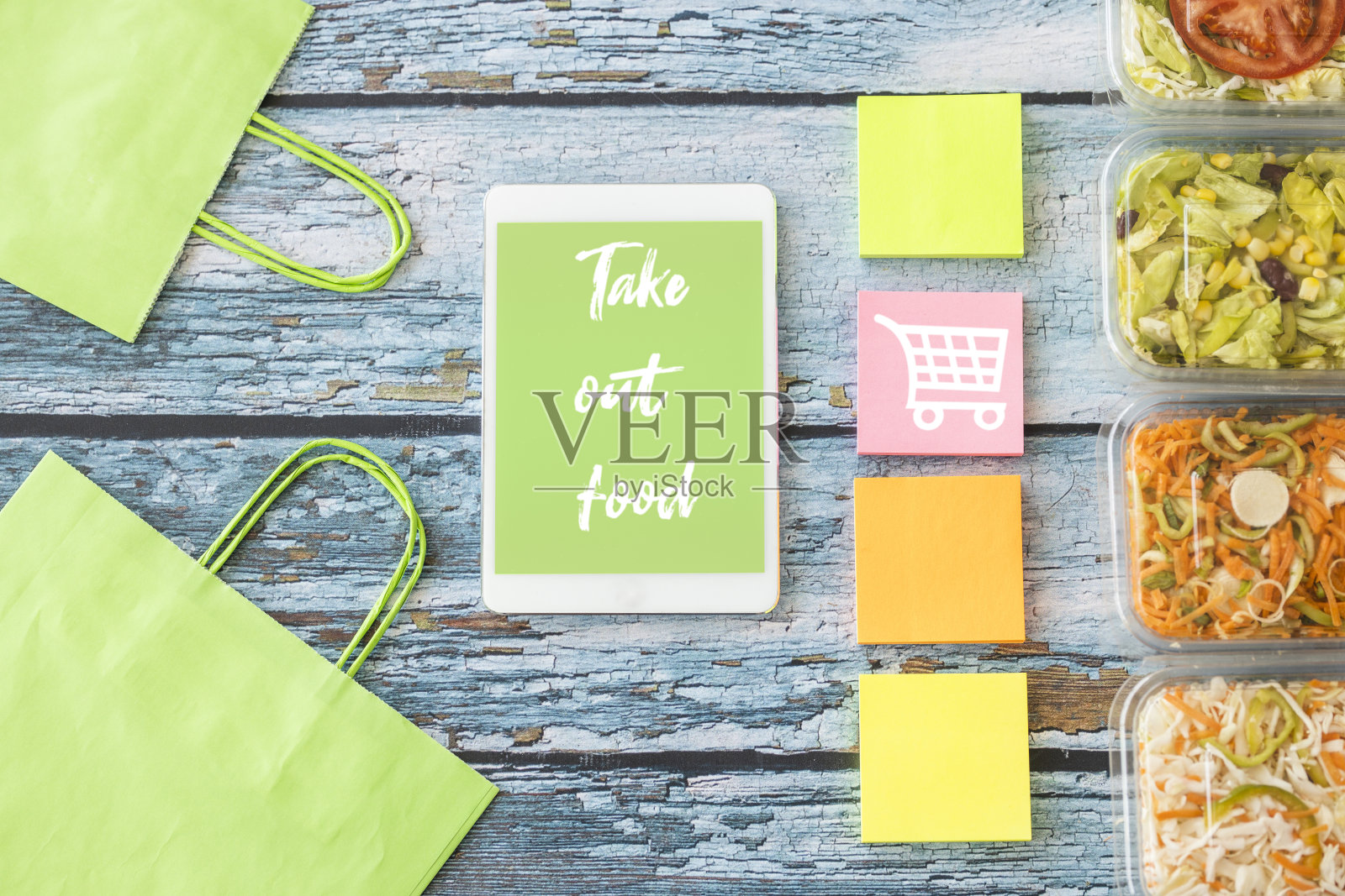 食物订购应用程序照片摄影图片