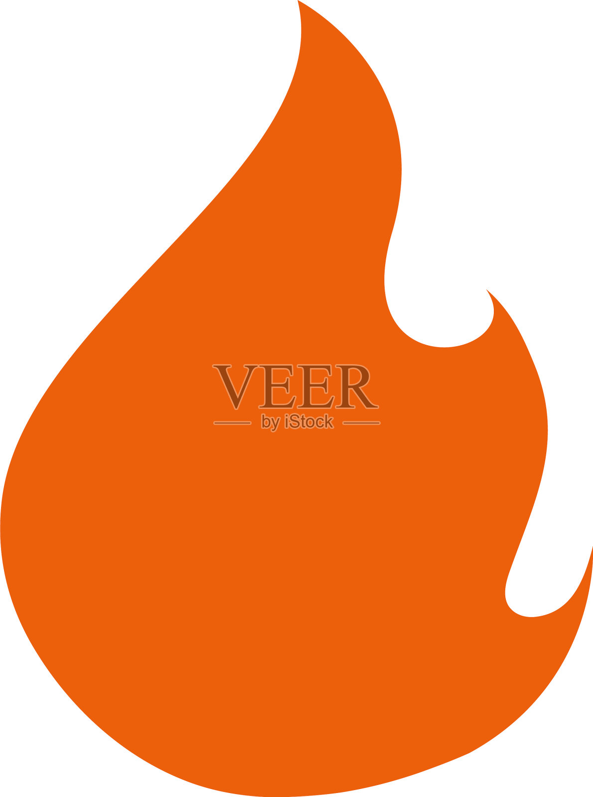 火图标设计模板隔离图标素材