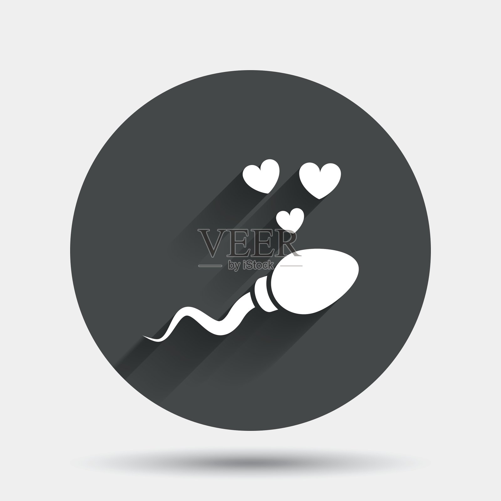 精子符号图标受精符号插画图片素材