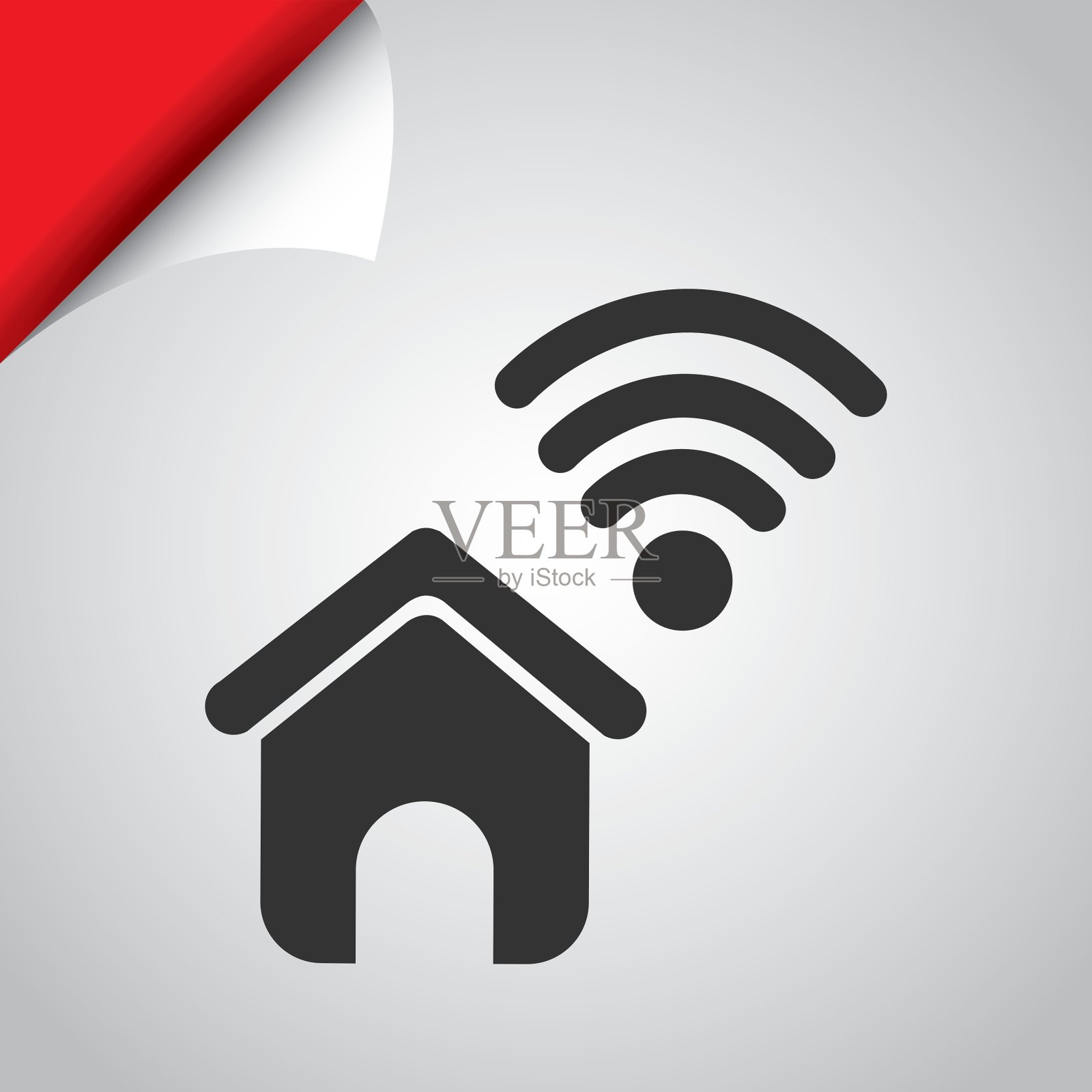 智能住宅设计插画图片素材