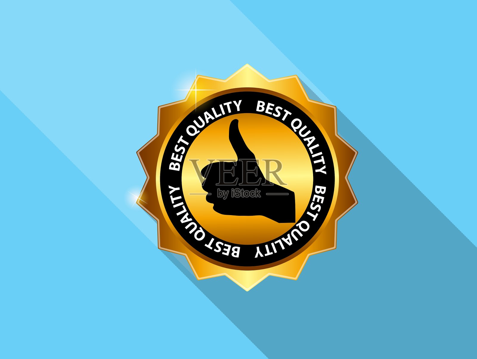 最佳选择标签图标插画图片素材