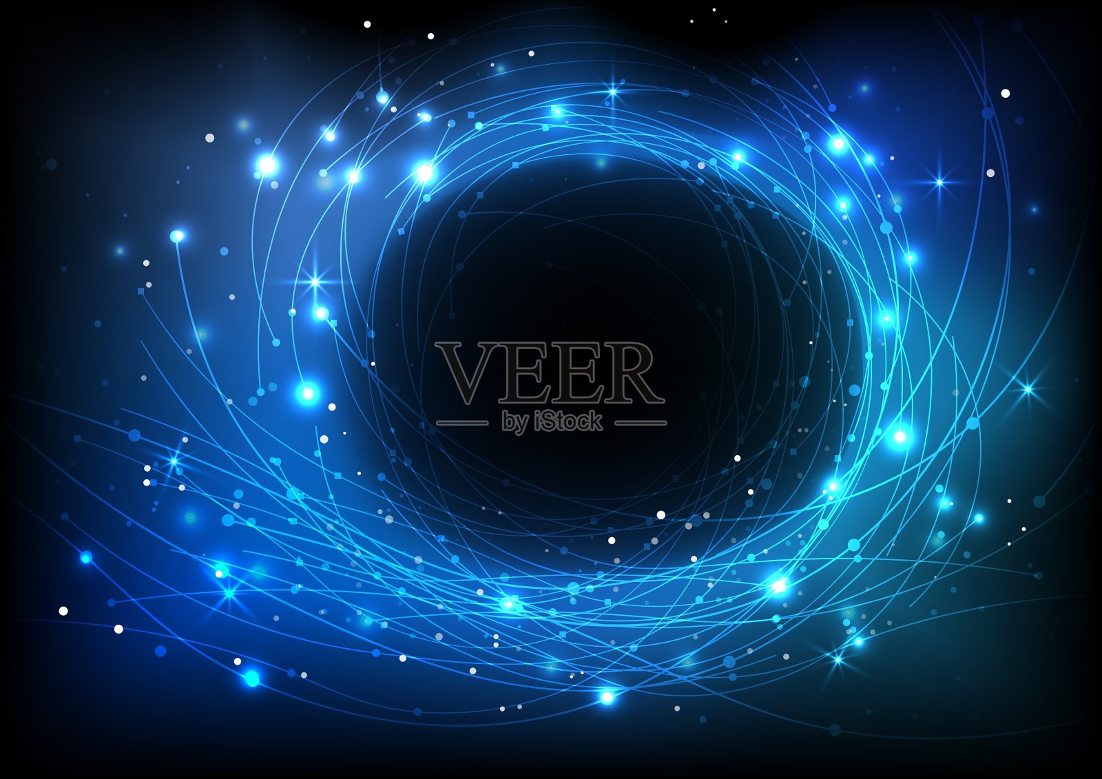 摘要后台技术交流插画图片素材