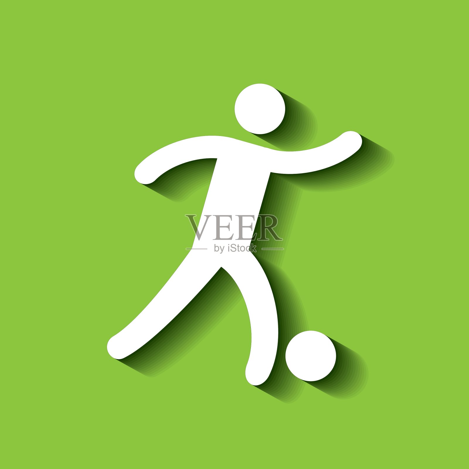 运动员剪影设计插画图片素材