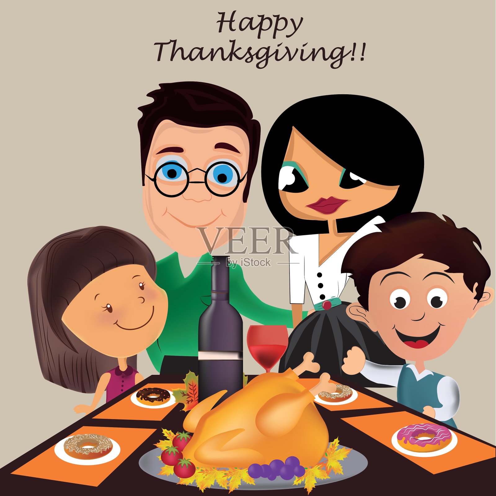 打印插画图片素材