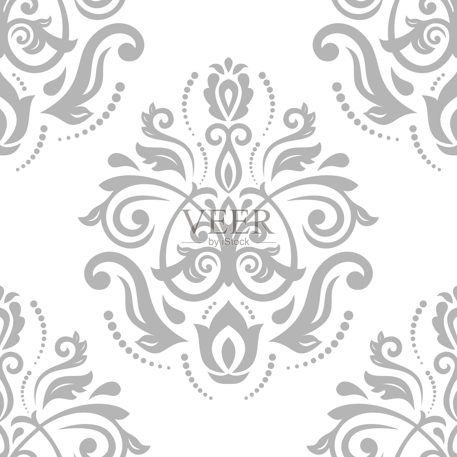 无缝的东方背景插画图片素材