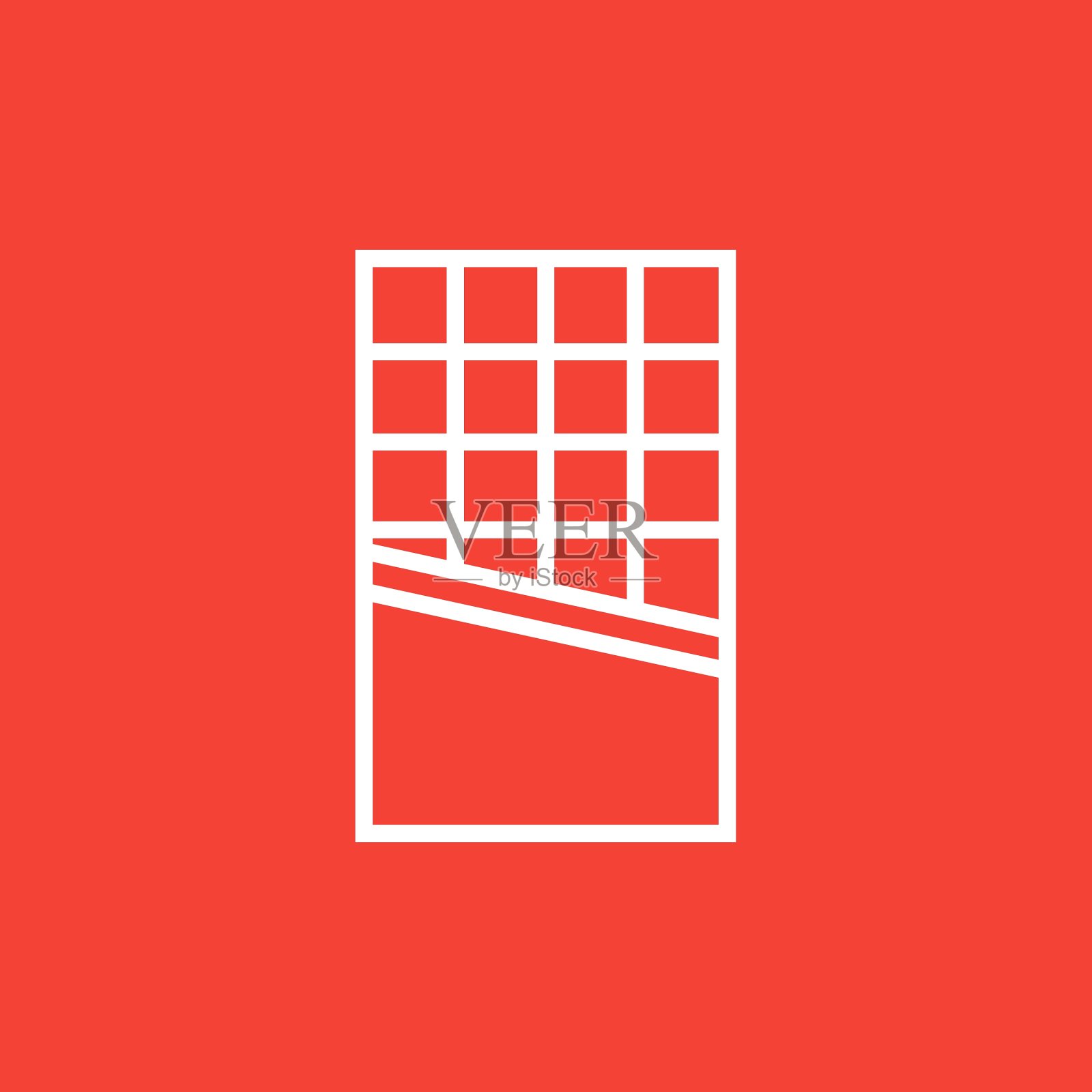 打开了巧克力线的图标图标素材