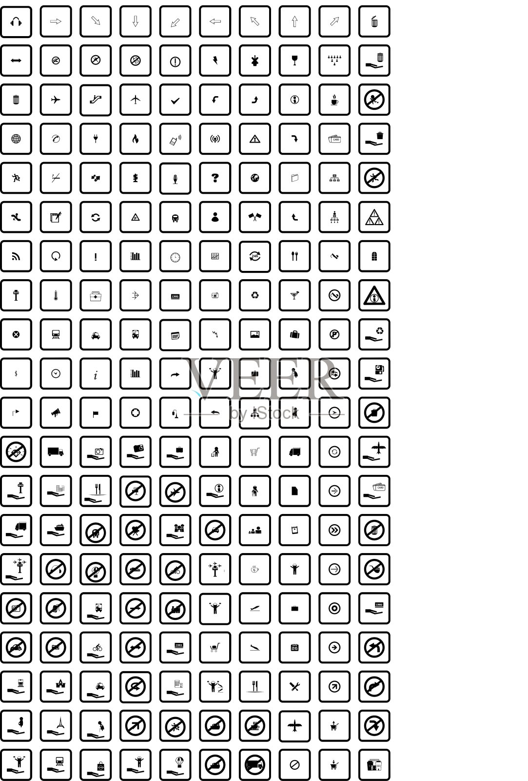 200个通用的网页图标集图标素材