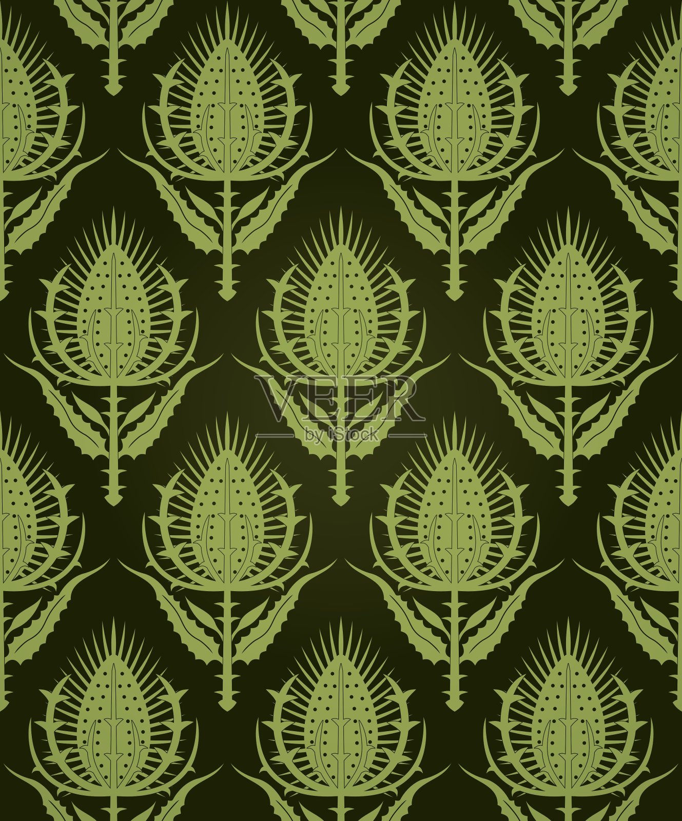 无缝的花卉壁纸插画图片素材