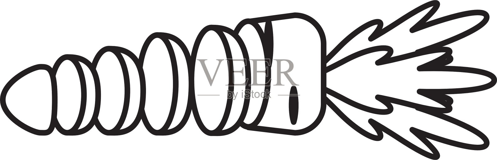 胡萝卜是新鲜蔬菜孤立的标志设计元素图片