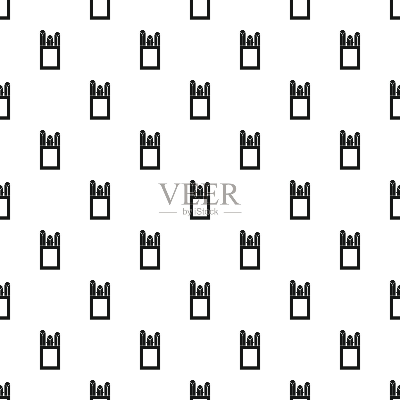 蜡笔图案简约风格插画图片素材