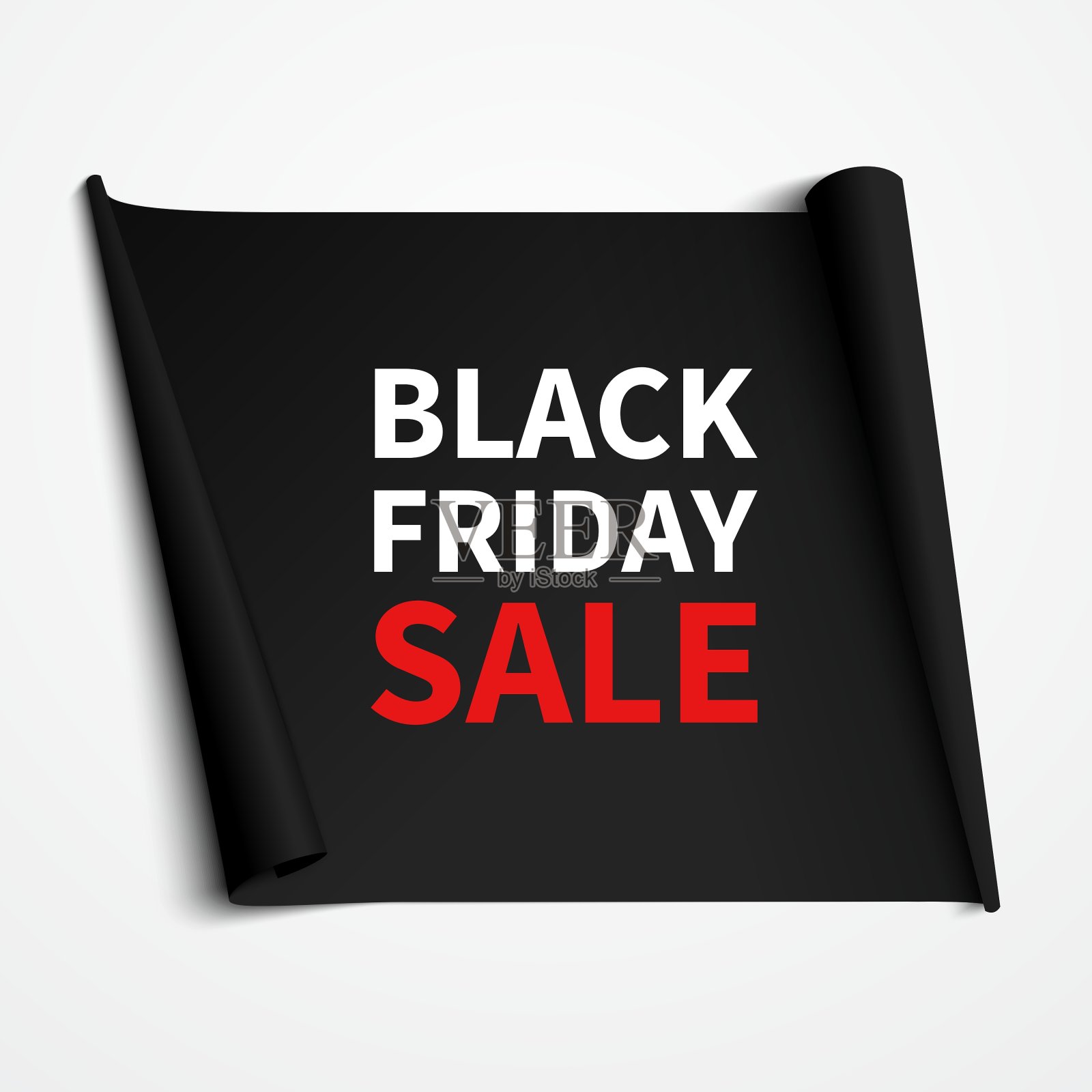 黑色星期五促销标语设计元素图片