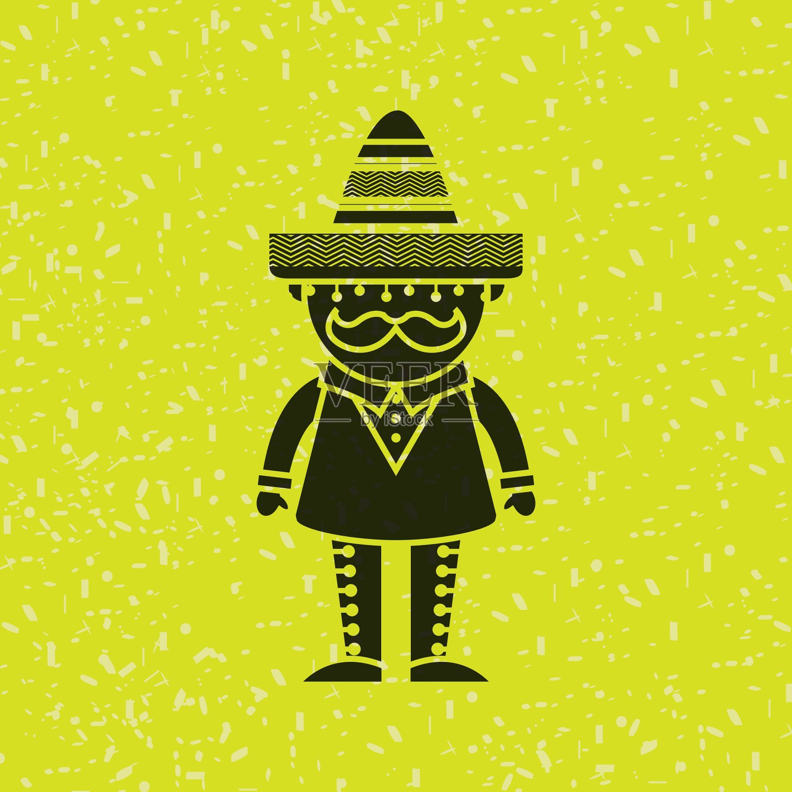 墨西哥文化图标设计插画图片素材