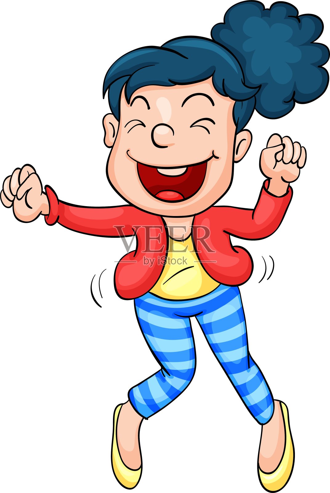 一个女孩设计元素图片