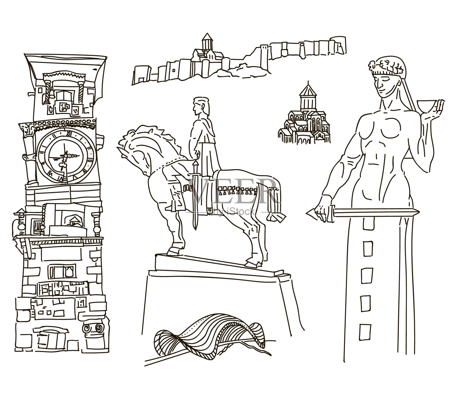 著名的地方设计元素图片