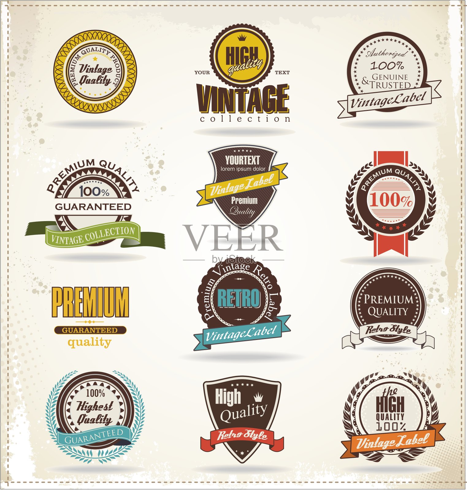 的标签插画图片素材