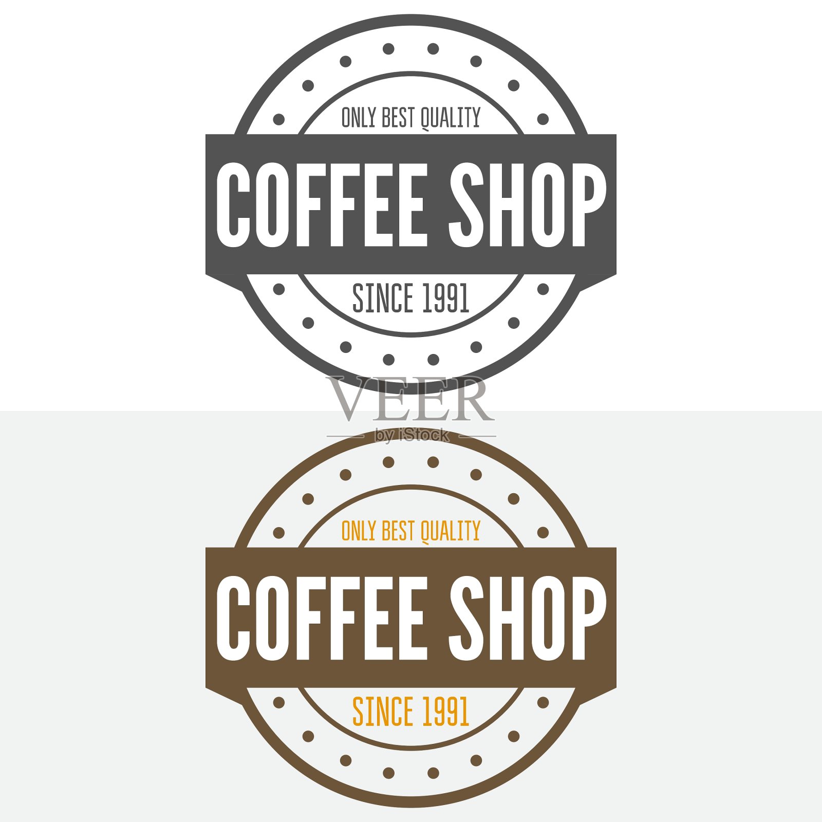 一套复古的标签，标志和标志模板插画图片素材