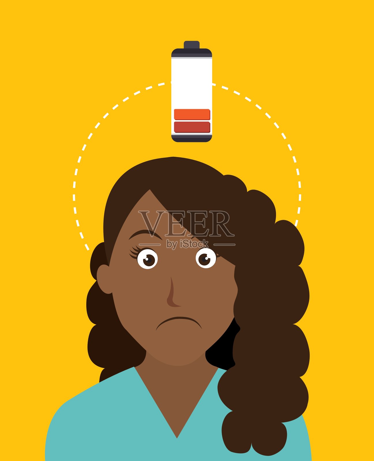 低电量充电图标设计插画图片素材