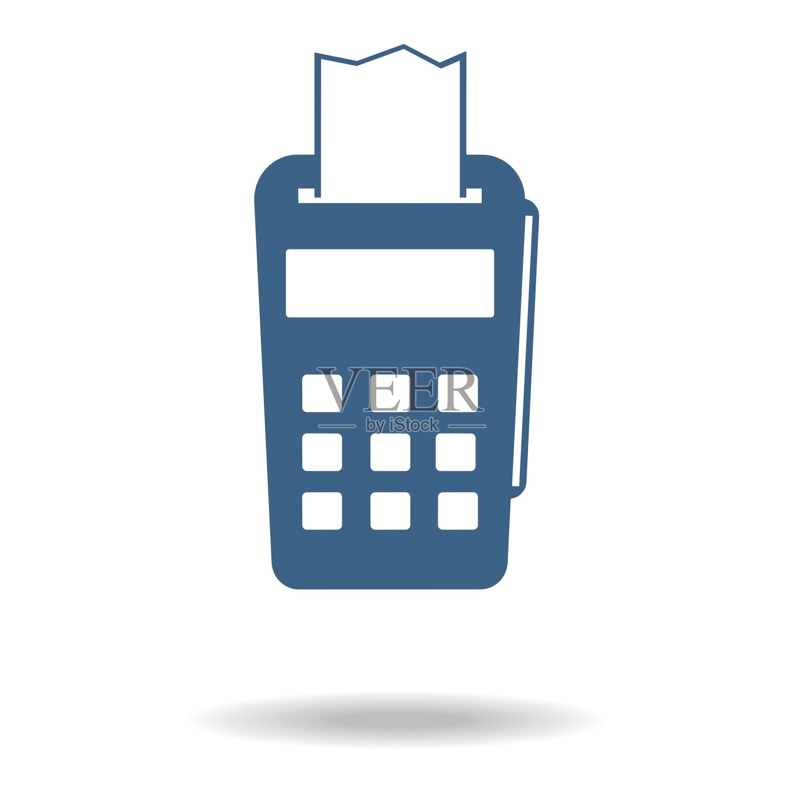 pos终端图标支付方式的处理插画图片素材