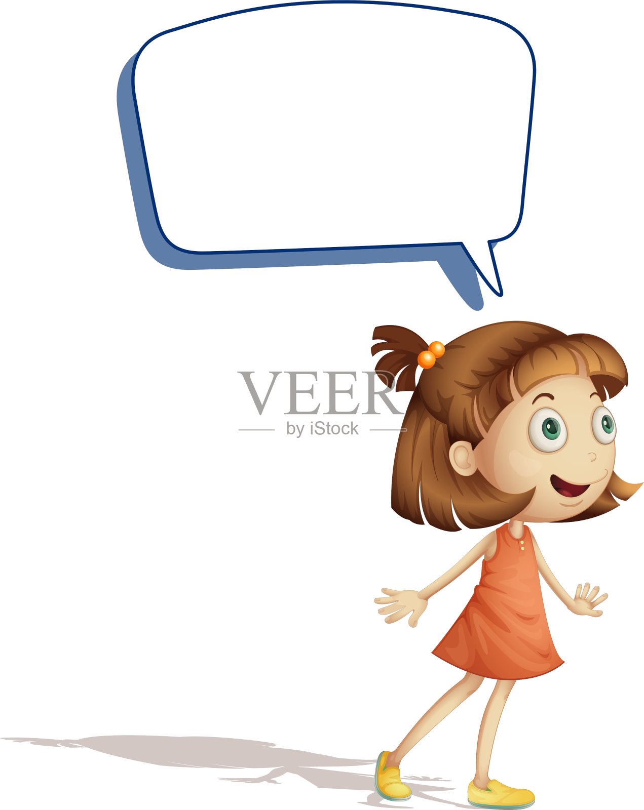 女孩大声喊出来设计元素图片