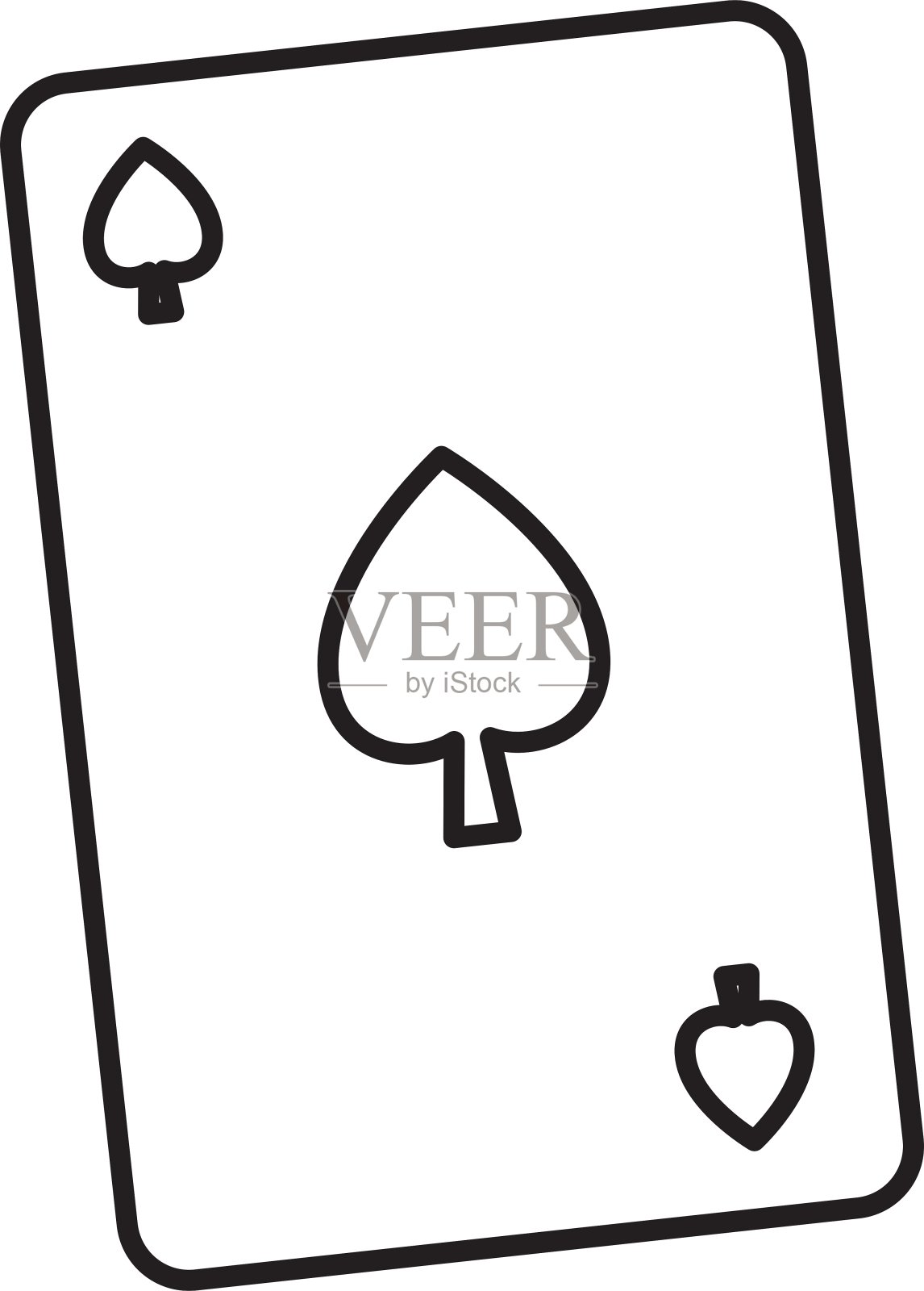 赌场纸牌游戏概念插画图片素材