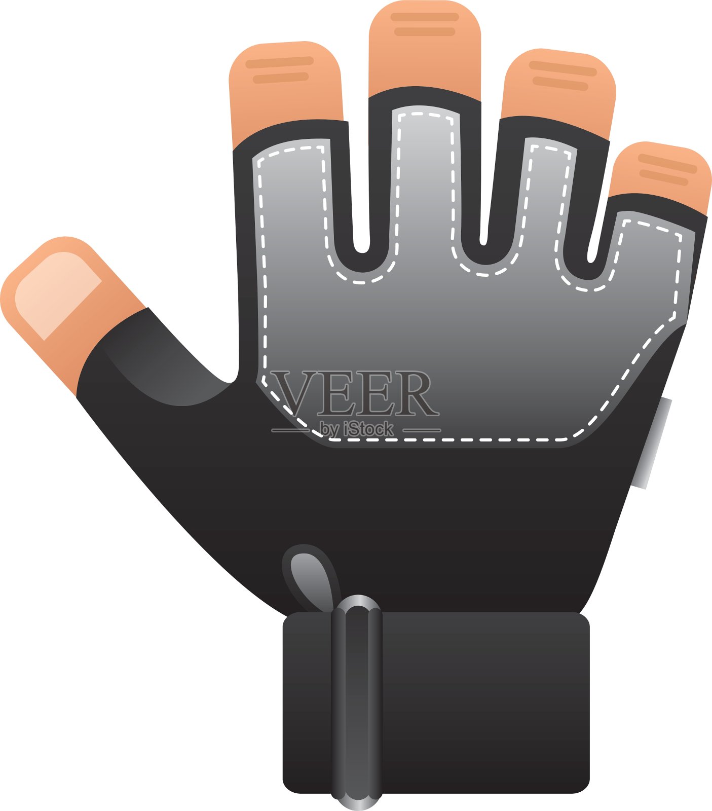 运动手套健身房图标设计元素图片