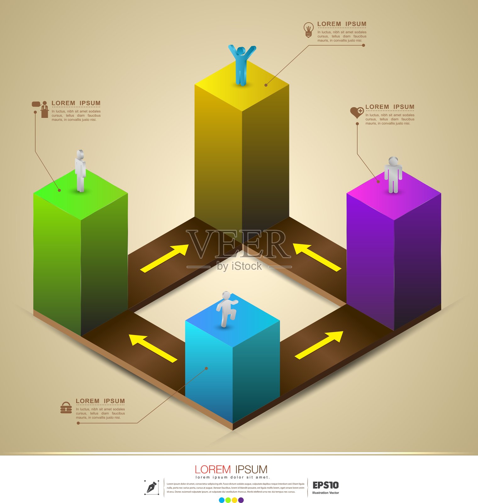 用商业动作图标表示感谢插画图片素材