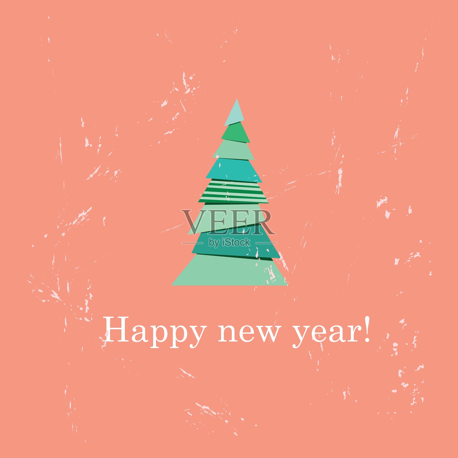 圣诞树插画图片素材