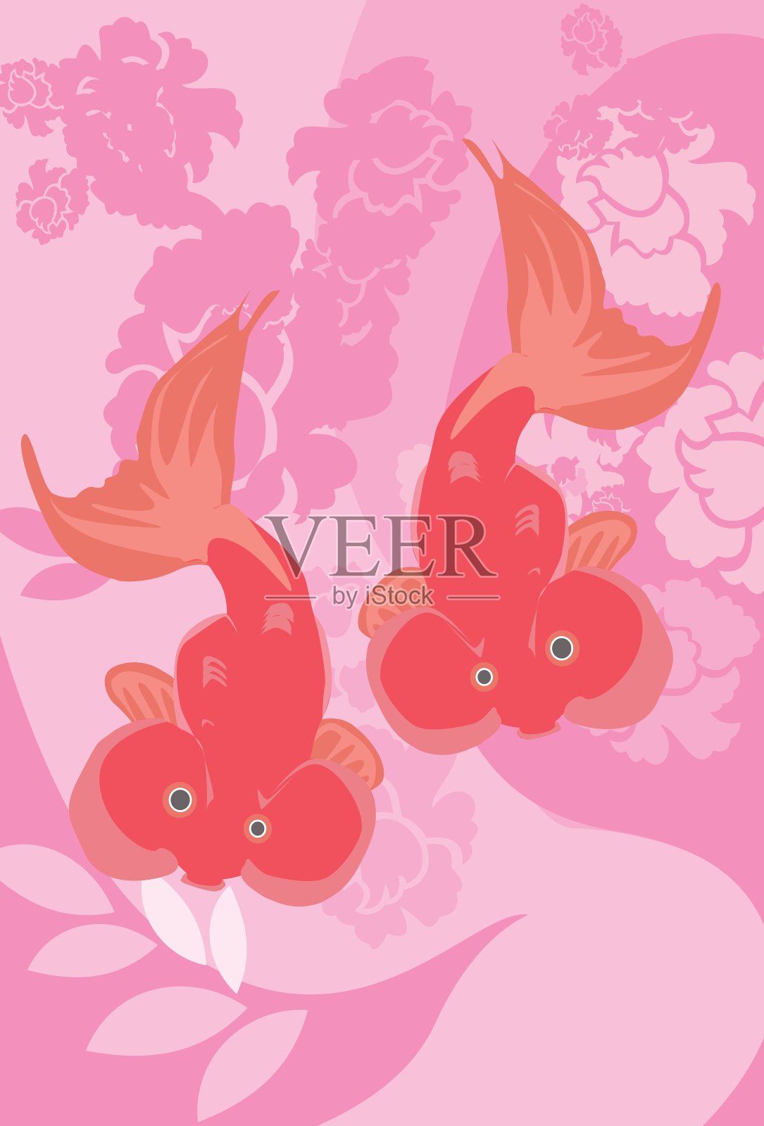 鱼插画图片素材