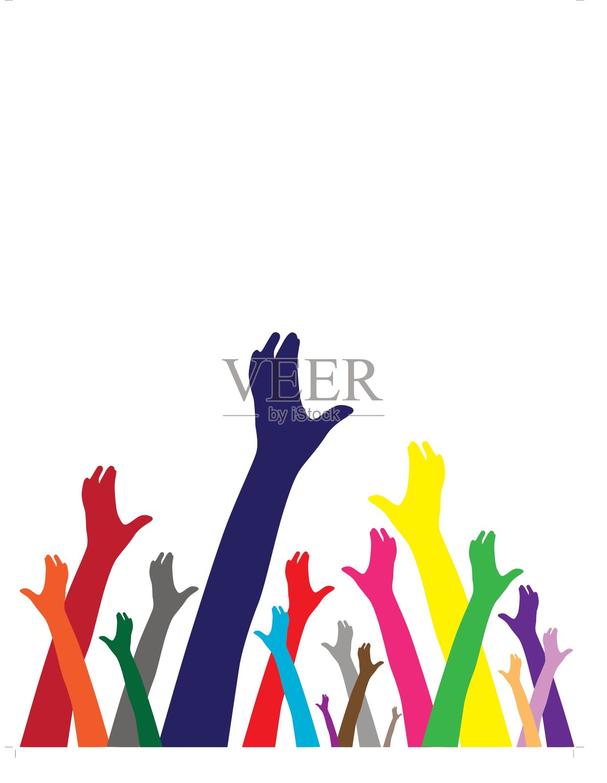 手的轮廓设计元素图片