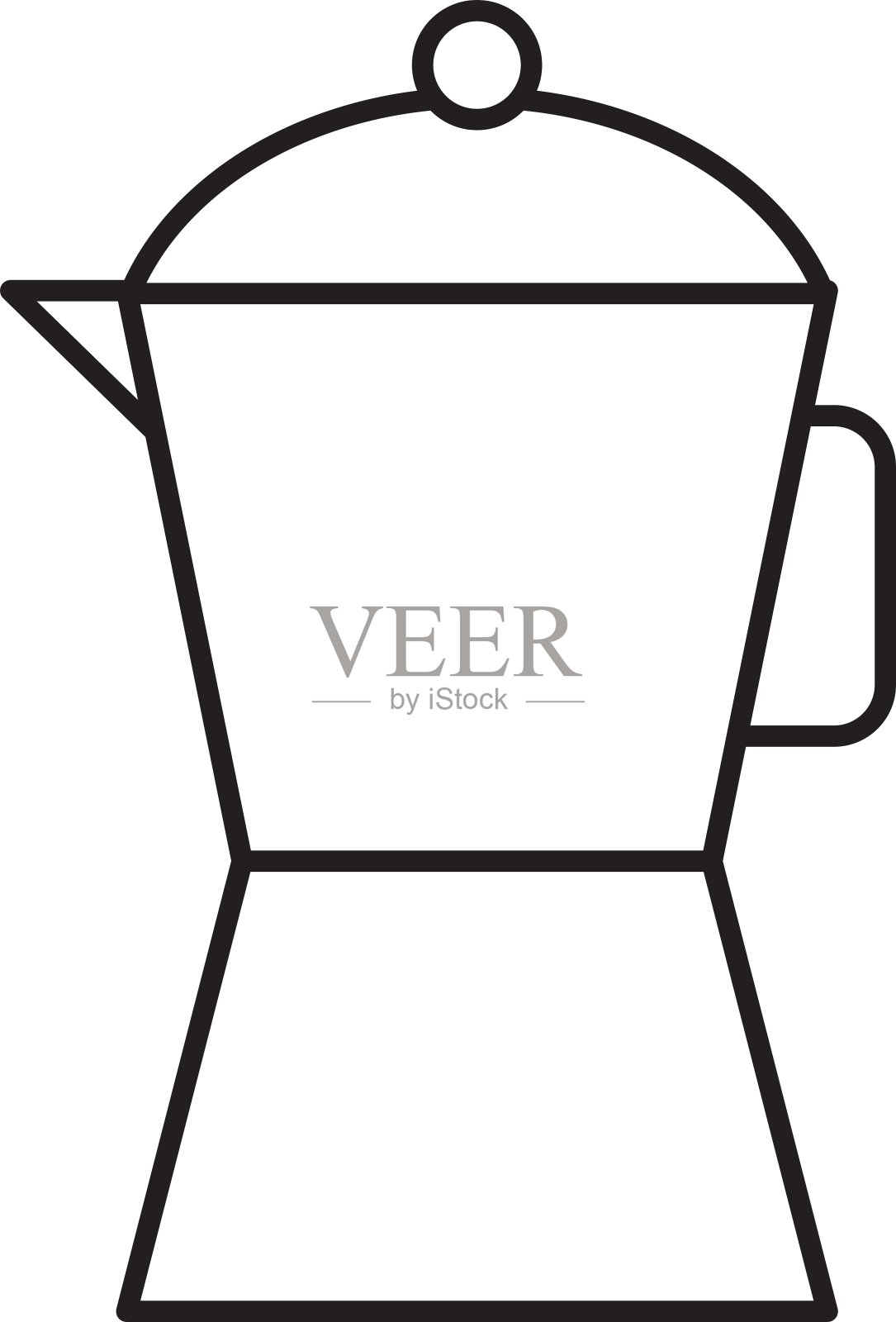 咖啡茶杯孤立图标插画图片素材