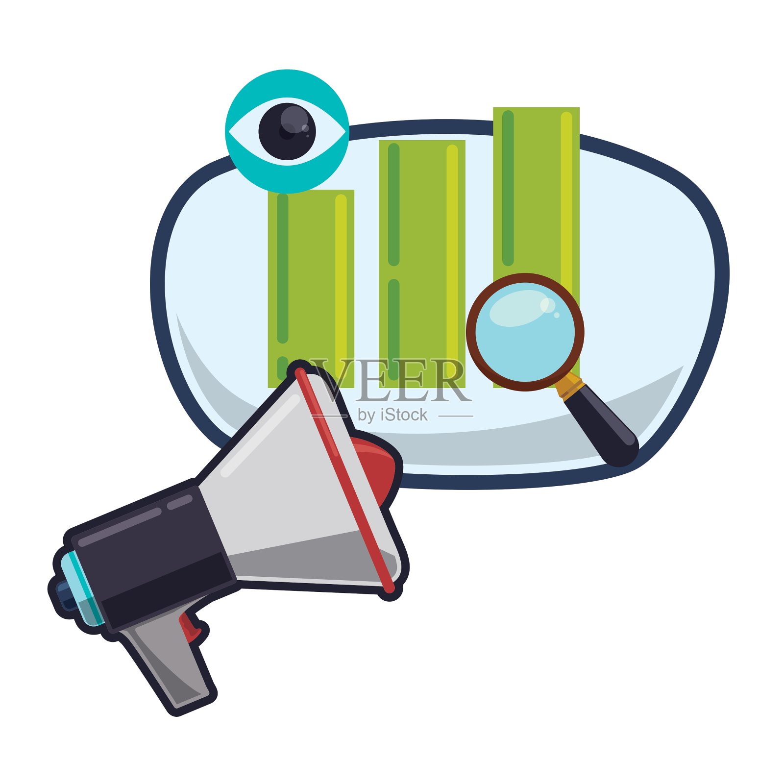 数字营销设计插画图片素材