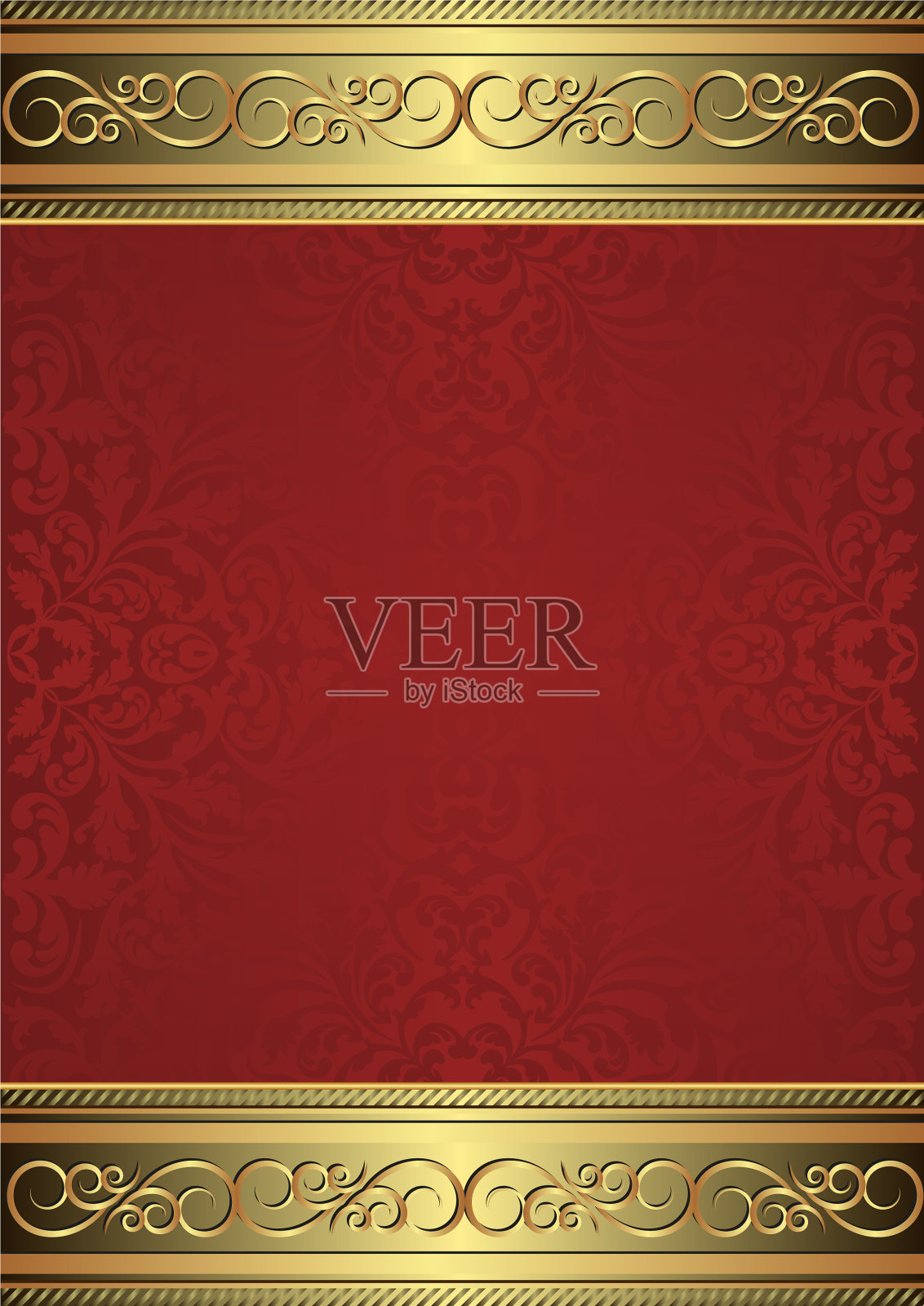 红色的背景插画图片素材